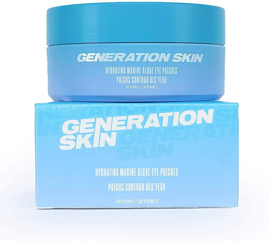 Generation Skin Hydrating Marine Algae Eye Patches | Hydrate, Plump, Brighten Eye Area 180g/6.34 ... | Amazon (US)