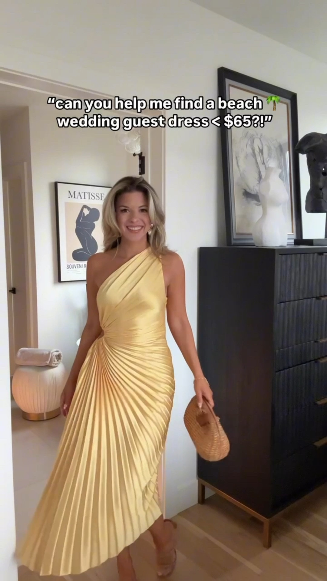 Vici yellow accordion one shoulder asymmetrical midi wedding guest dress spring formal event dress summer occasion dress

Wearing my usual small

Vici code: emerson40
Dibs code: Emerson [unbothered bronze]

#LTKParties #LTKWedding #LTKStyleTip