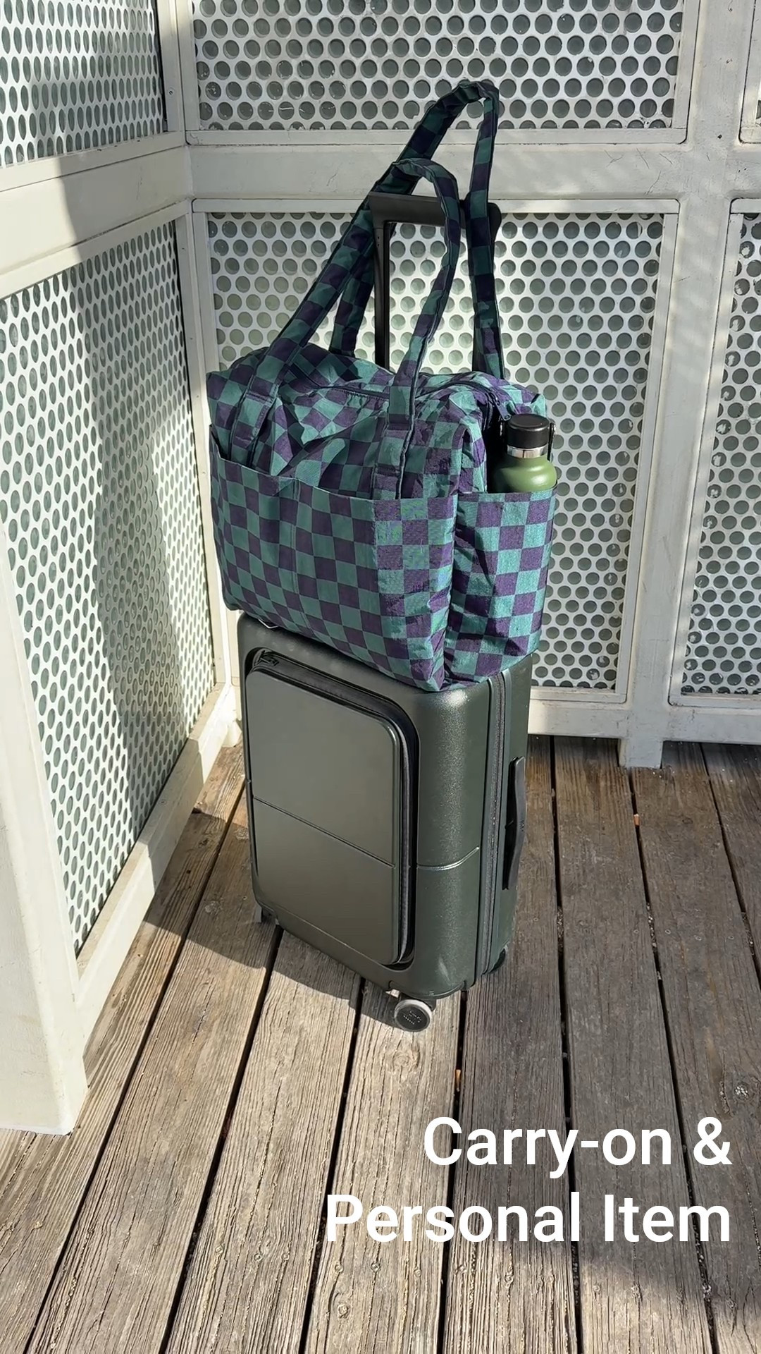 My favorite personal item (fits under seat in front of me!) & carry-on combination for 2025 travel

#LTKFindsUnder100 #LTKItBag #LTKTravel