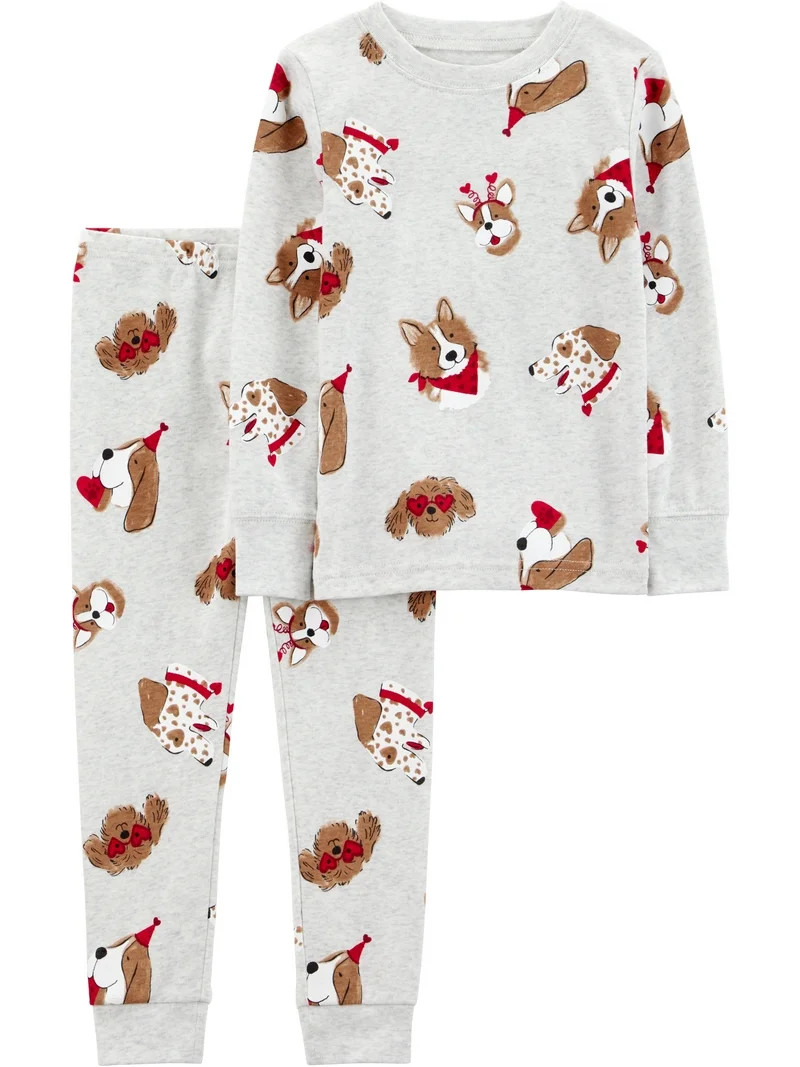 Carter's Child of Mine Toddler Valentine's Pajama Set, 2-Piece, Sizes 12M-5T | Walmart (US)