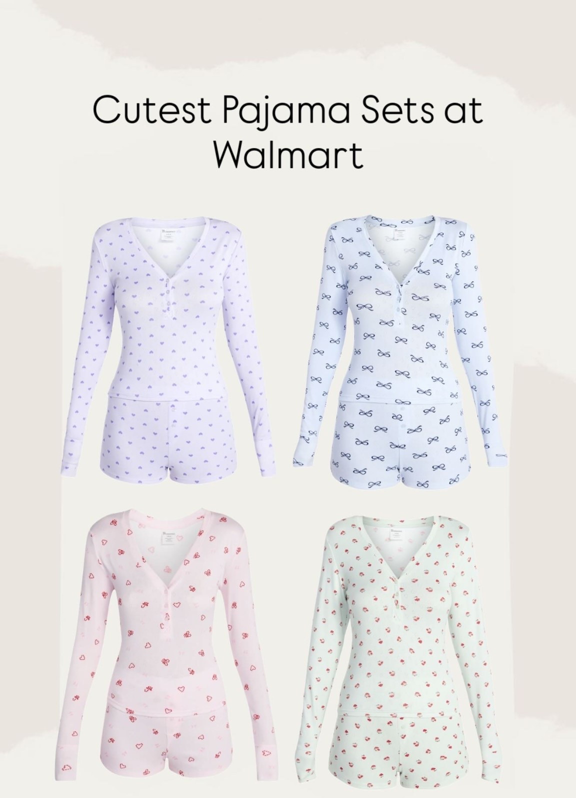 Pajamas at Walmart 

#LTKFindsUnder50 #LTKmomlife #LTKootd