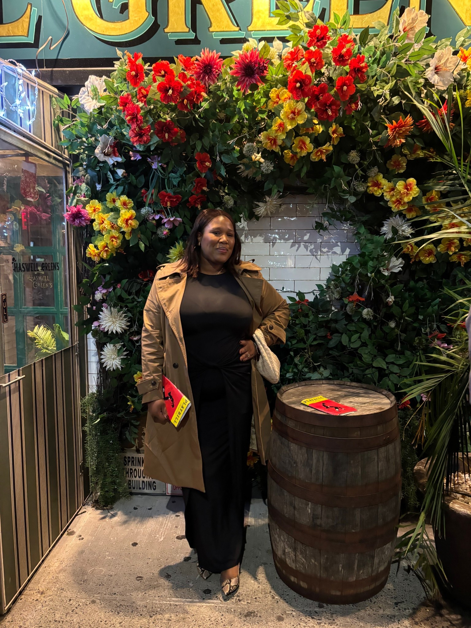 Enjoyed the Michael Jackson broadway show sporting a trench and snake skin pump. 

#LTKPlusSize #LTKootd #LTKmomlife