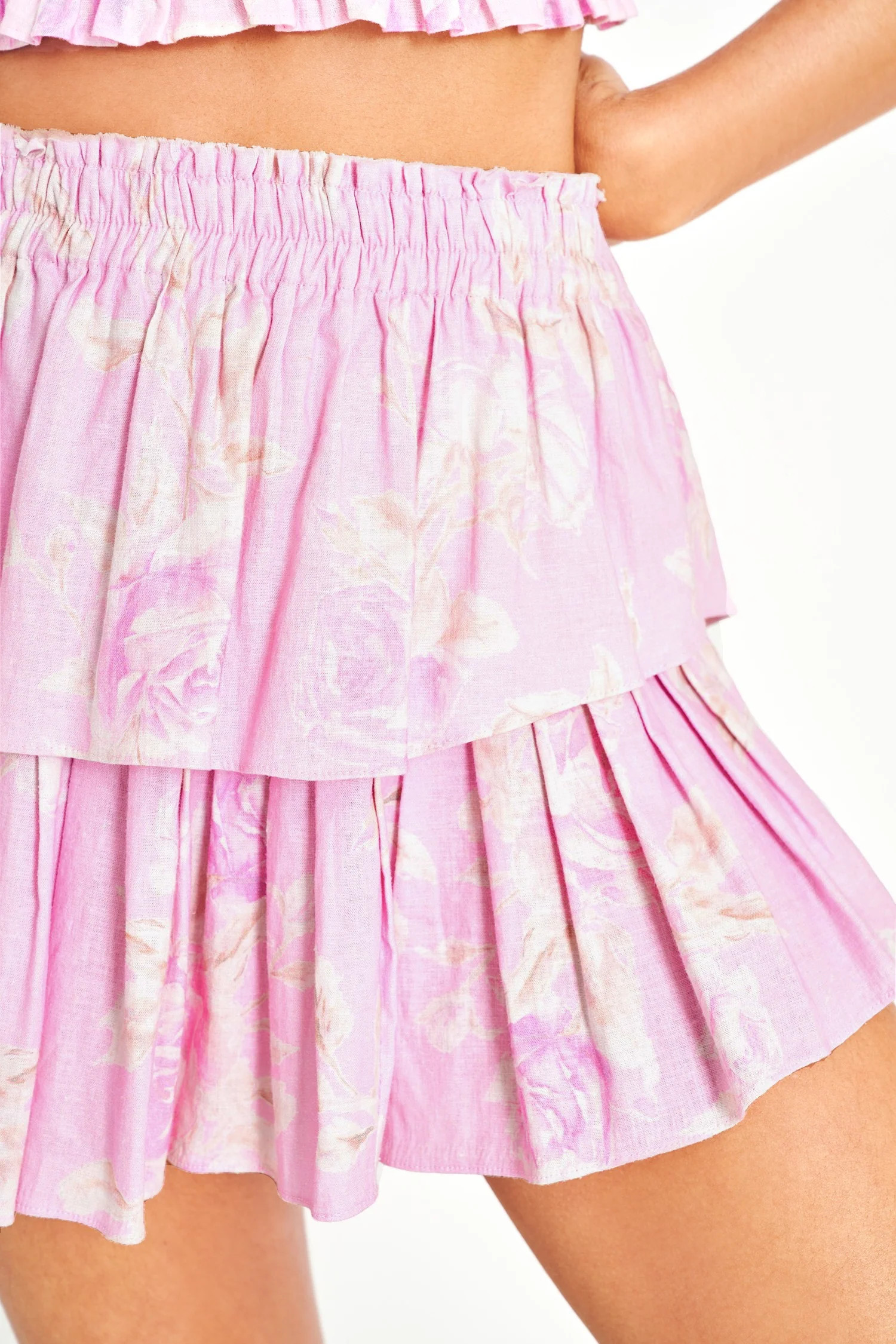 Ruffle Mini Skirt | LOVESHACKFANCY
