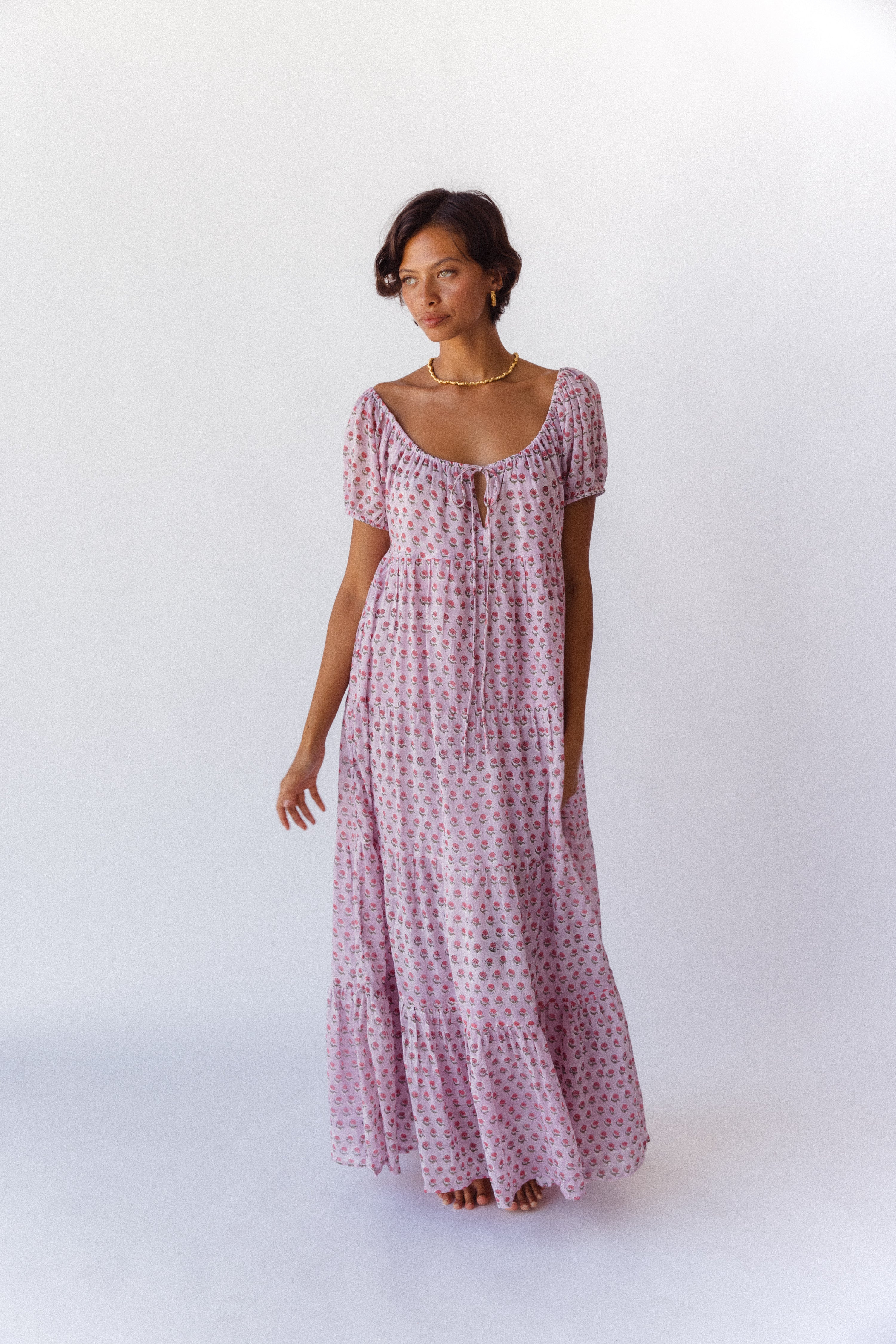 Sita Maxi Dress ~ Violet | Daughters of India