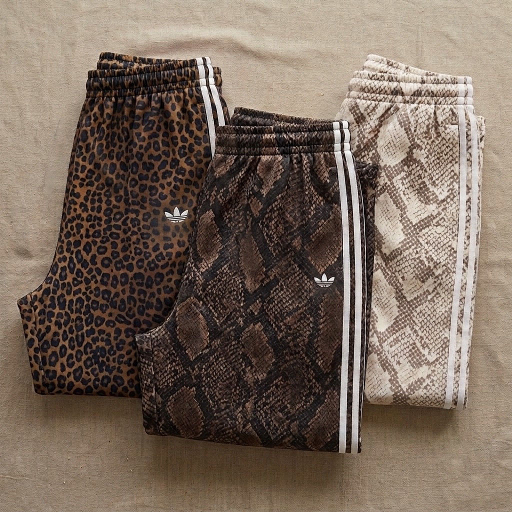 Adidas animal print pants