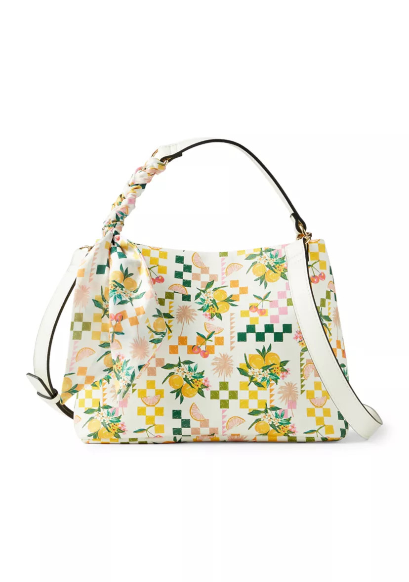 Double Compartment Satchel Bag with Chain Handle | Belk