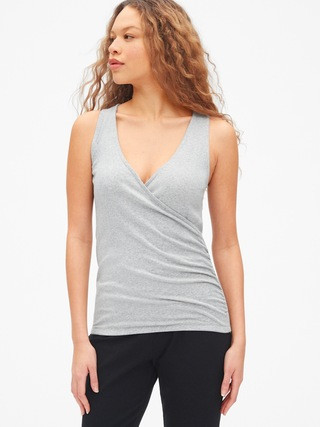 Maternity Crossover Nursing Tank Top | Gap (US)
