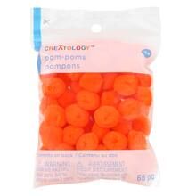 Orange Pom Poms by Creatology™, 65ct. | Michaels Stores