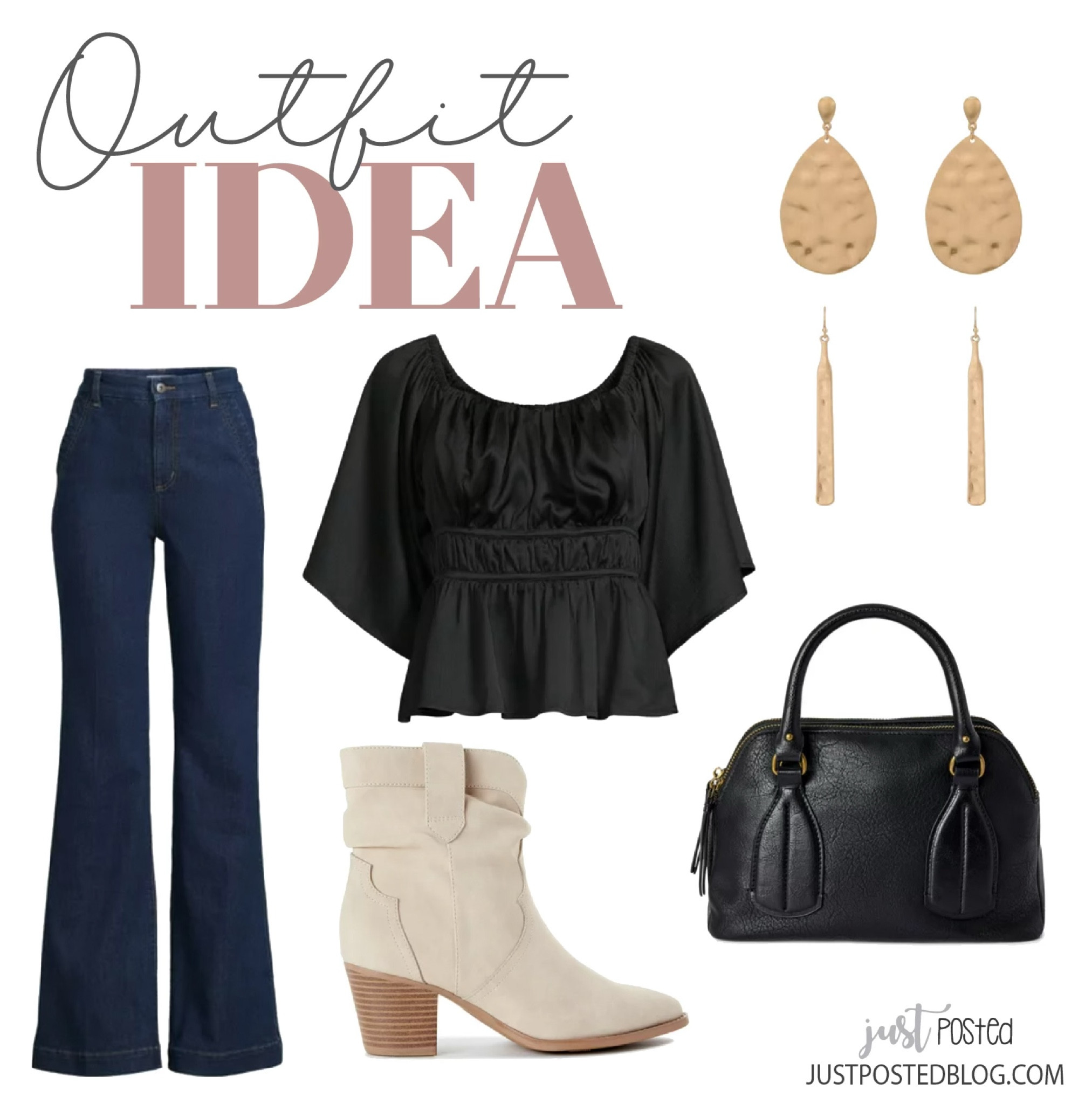 FLAIR JEANS!!!! They are so flattering on so many body types and I’m here for that!! Are you a fan of flair?! Jeans, shirt, boots and purse can all be purchased for under $100!! 

#LTKFind #LTKunder100