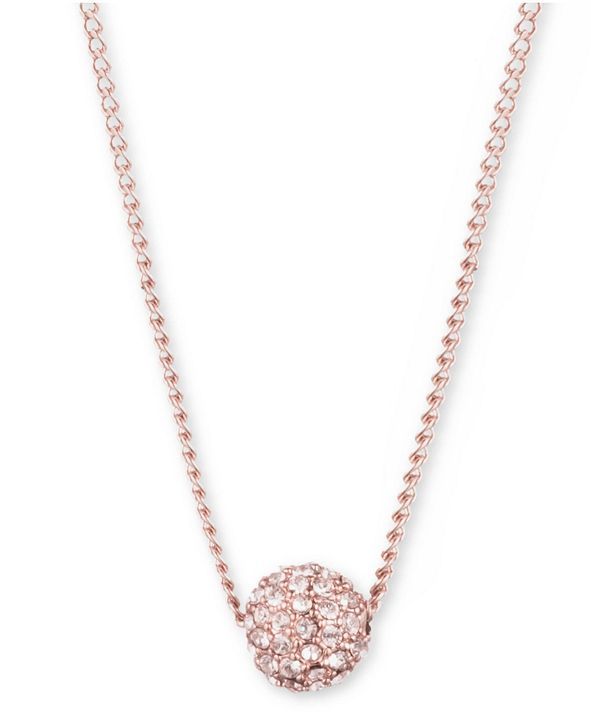 Crystal Fireball 16" Pendant Necklace | Macys (US)