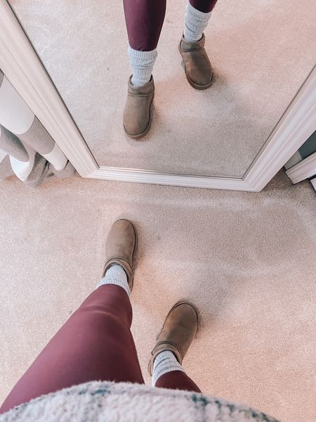 The perfect cozy outfit for cold days 

I am loving these ultra mini Ugg boots to style with slouchy socks, leggings, and a warm Sherpa pullover. 

Winter outfits | plus size style | plus size outfit | ootd | Ugg boots | winter boots | plus size ootd | cold weather outfit 

#LTKplussize #LTKover40 #LTKSeasonal