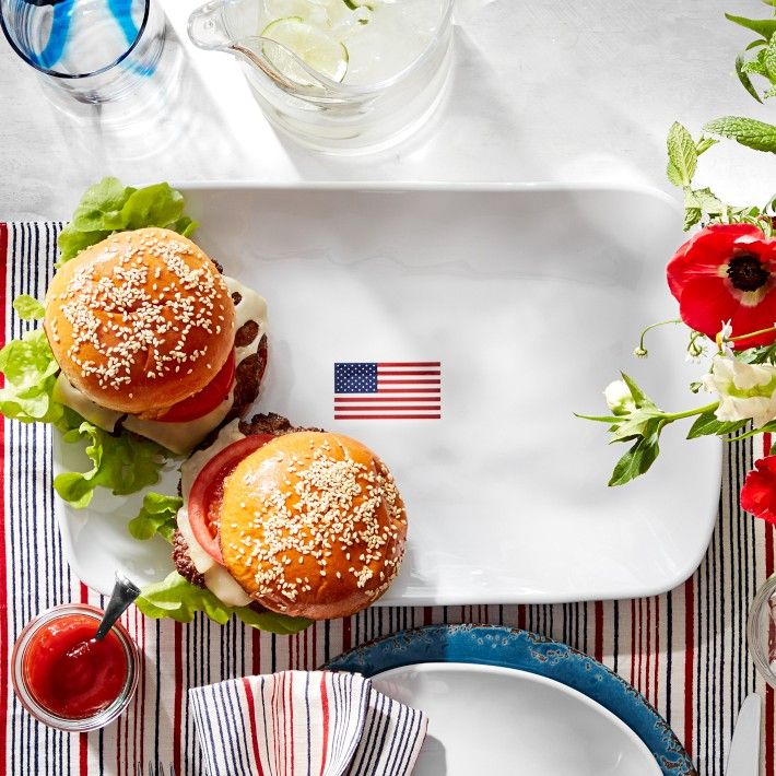 American Flag Melamine Platter | Williams-Sonoma