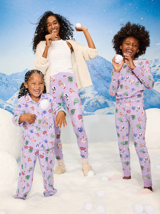 Gender-Neutral Snug-Fit Graphic Pajama Set for Kids | Old Navy (US)