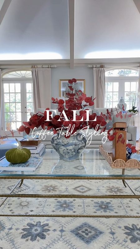 I love how these burgundy eucalyptus look on my family room coffee table! The perfect way to welcome fall. #MakeItWithMichaels

#coffeetablestyling #fall #falldecor

#LTKhome #LTKSeasonal