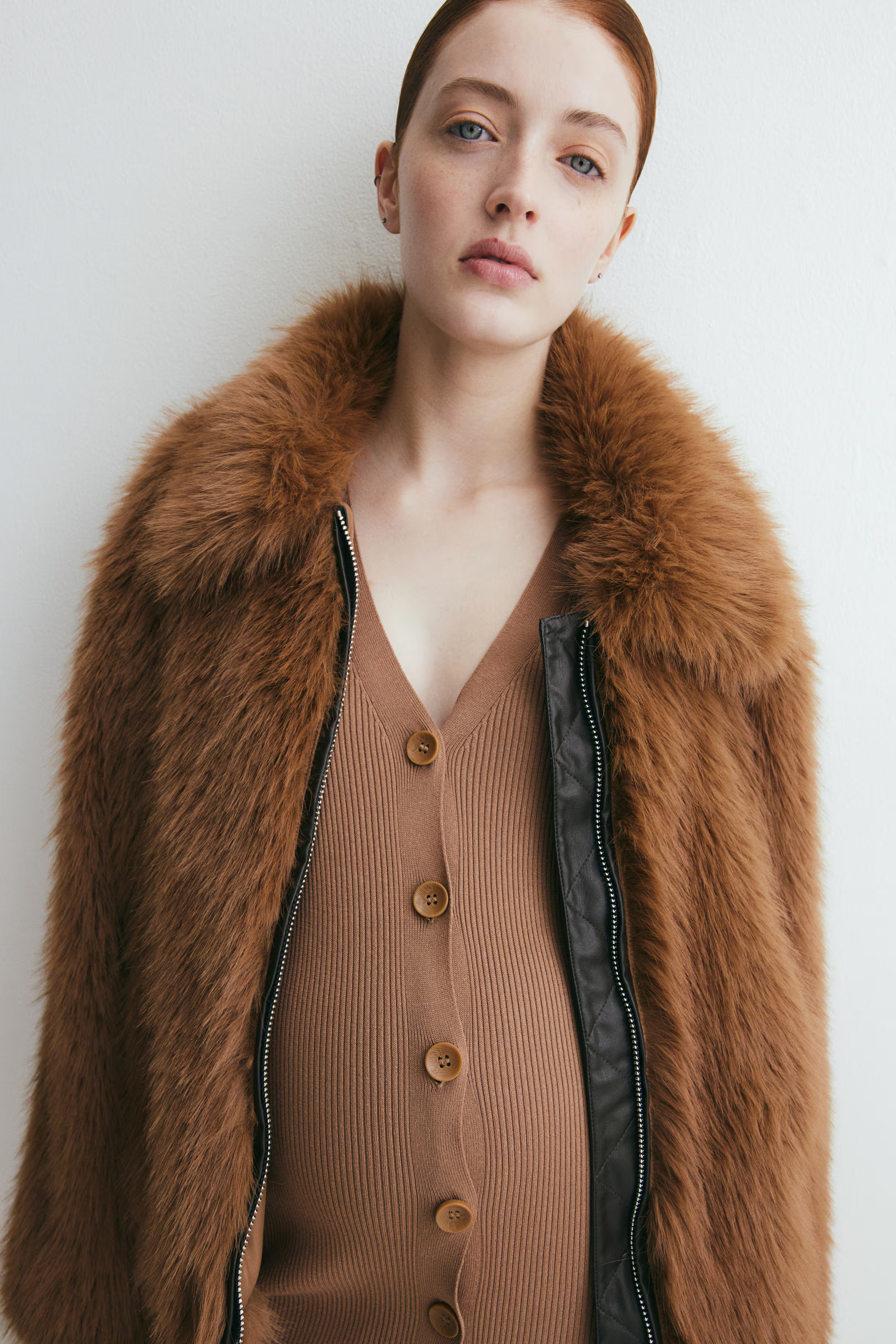 MAMA Rib-Knit Button-Front Dress | H&M (US + CA)