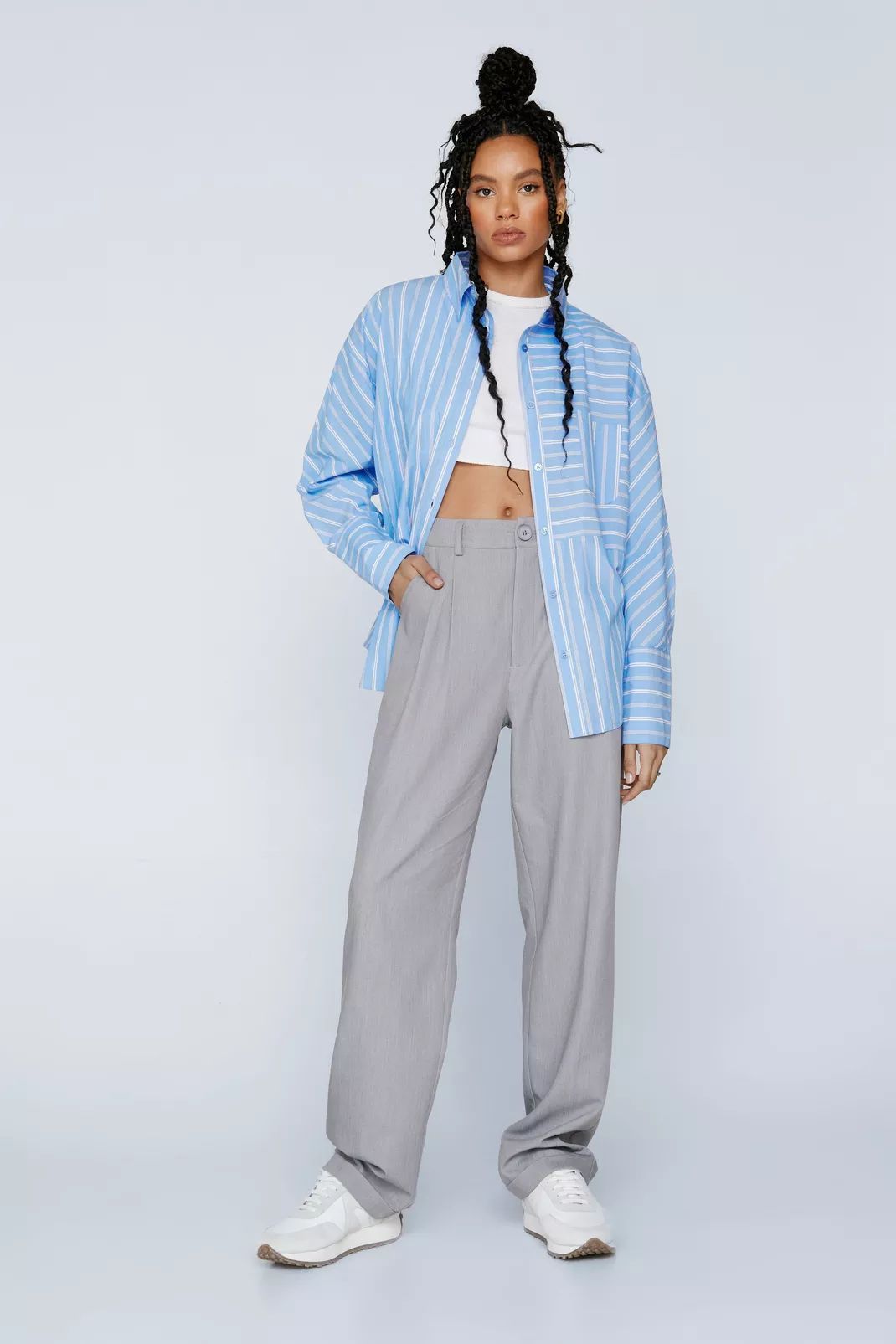 Tailored Turn Up Pants | Nasty Gal (US)