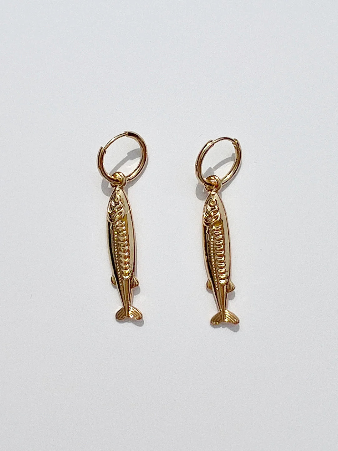 Anchovy Earrings - Gold | Lisa Says Gah