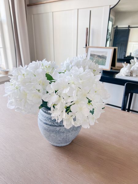New spring arrangement 😍 Vase is size medium and I used 4 hydrangea stems! 

#LTKSpringSale #LTKhome #LTKSeasonal
