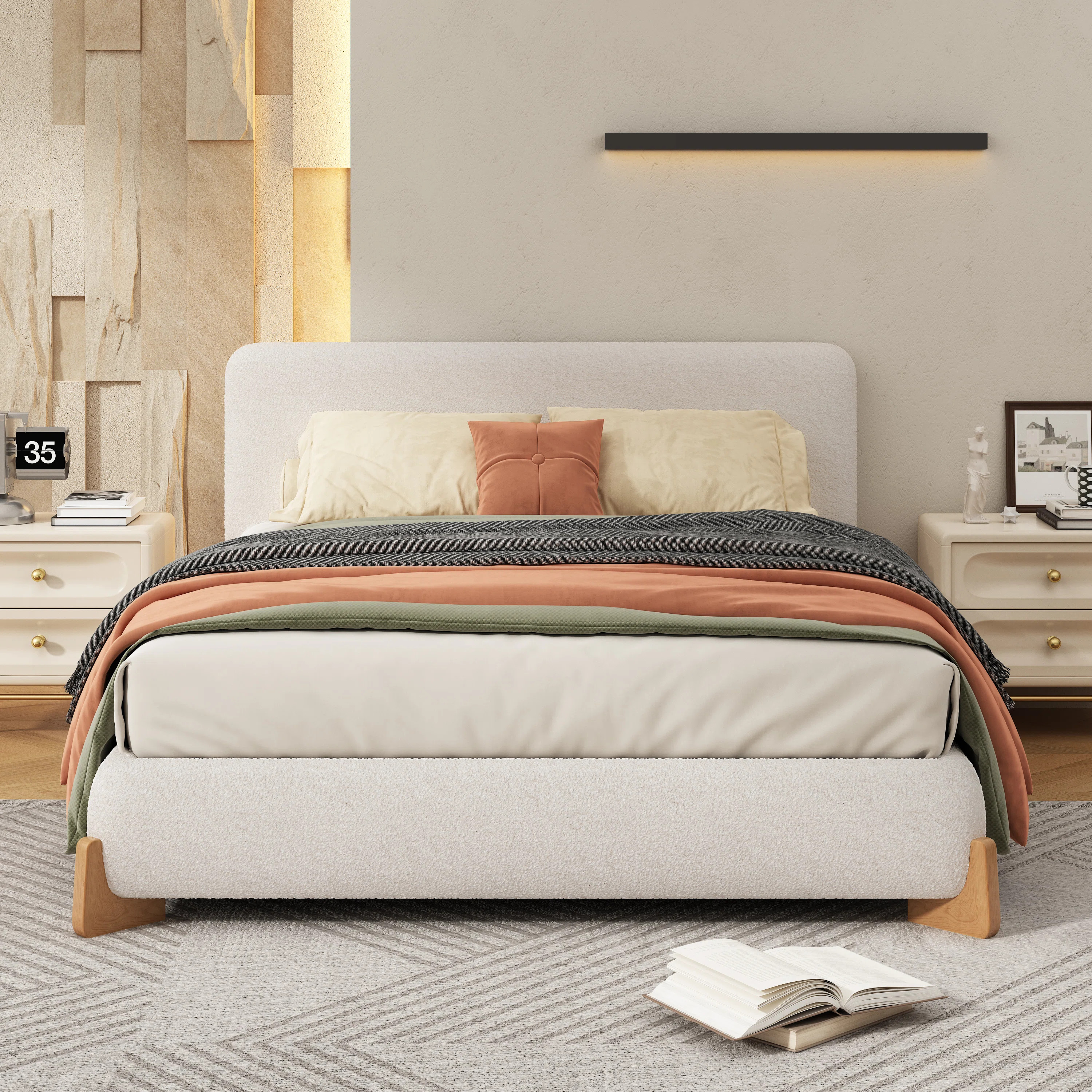 Latitude Run® Upholstered Platform Bed Frame | Wayfair | Wayfair North America