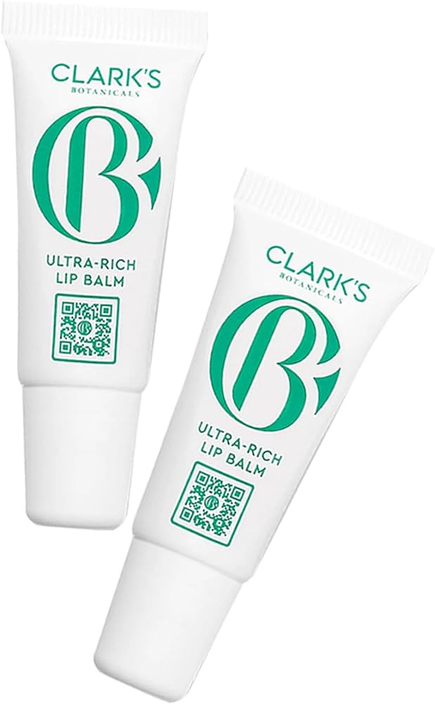 Clark's Botanicals Mini Ultra Rich Lip Balm: Plumping Moisturizer with Collagen and Shea, Mango &... | Amazon (US)