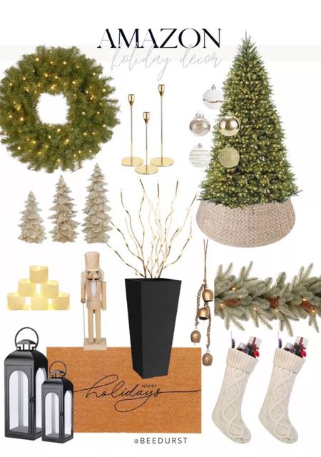 Christmas decor from Amazon, Holiday decor, Christmas tree from Amazon, Christmas wreath, Christmas stockings

#LTKhome #LTKHoliday #LTKSeasonal