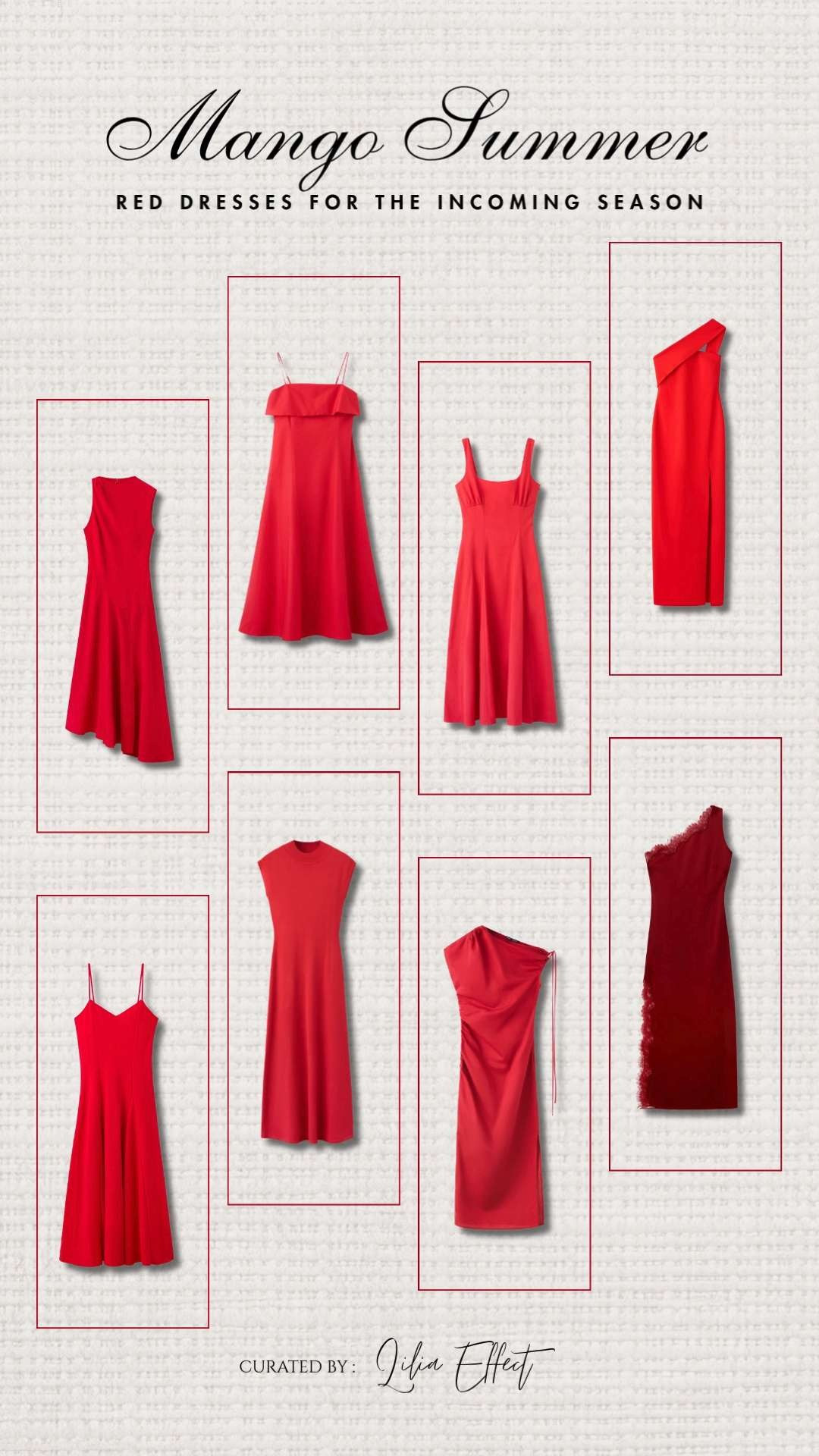 Mango summer — red dresses for the incoming season ❤️ Bold, feminine, and effortlessly eye-catching pieces made for warm nights and summer moments. ✨
 

 #LTKgrwm #LTKootd #LTKSeasonal
