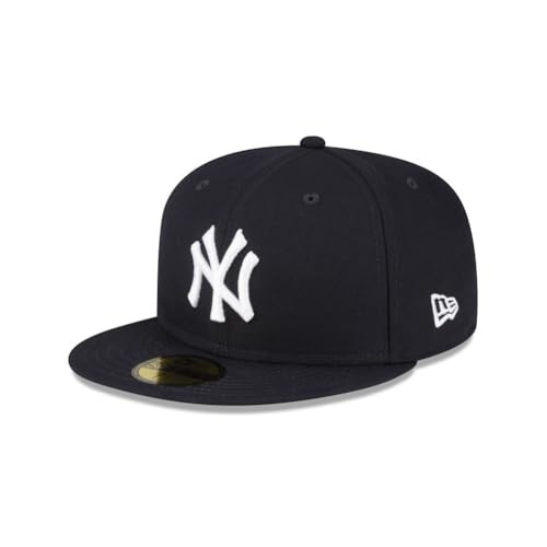 New Era MLB 59FIFTY New York Yankees Navy Team Color Logo Authentic Collection Fitted On Field Baseball Cap Hat - 7 | Amazon (US)