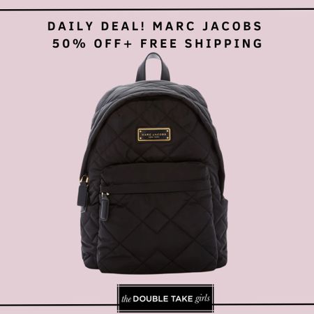 Daily deal alert! This Marc Jacobs quilted bag is now 50% off + FREE shipping! 

#LTKunder100 #LTKitbag #LTKsalealert