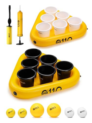 A11N Sports Bucket Toss Game Set – Outdoor Yard Pong Style Game with 12 Buckets & 6 Balls, Fun Lawn Game for Beach, Camping, Tailgating, Backyard, Family & Adult Parties | Amazon (US)