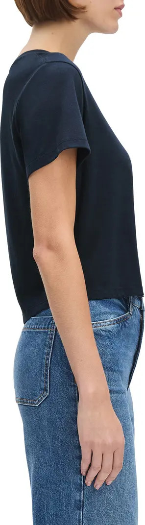 Cropped Collegiate Tee | Nordstrom