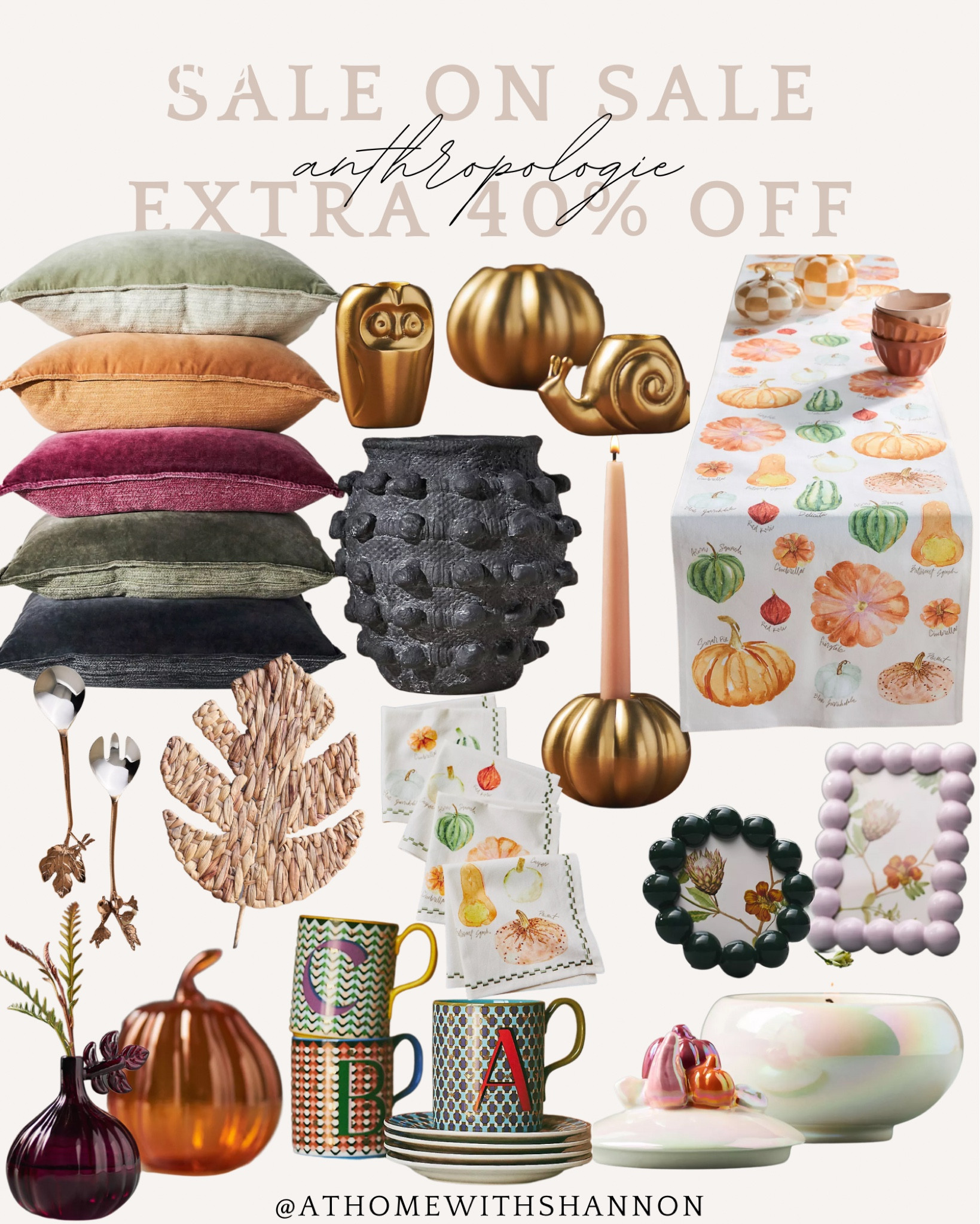 Anthropologie sale on sale! These prices are already marked down but now take an additional 40% off! 
#sale #deals #finds #anthro

#LTKSeasonal #LTKSaleAlert #LTKHome