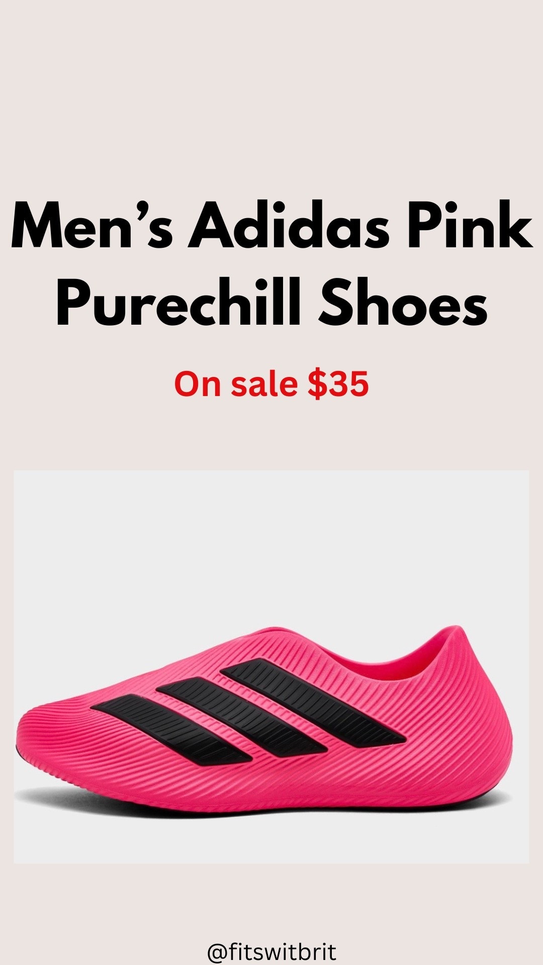 Men’s Adidas Pink Purechill Shoes on sale $35.

#LTKSaleAlert #LTKMens