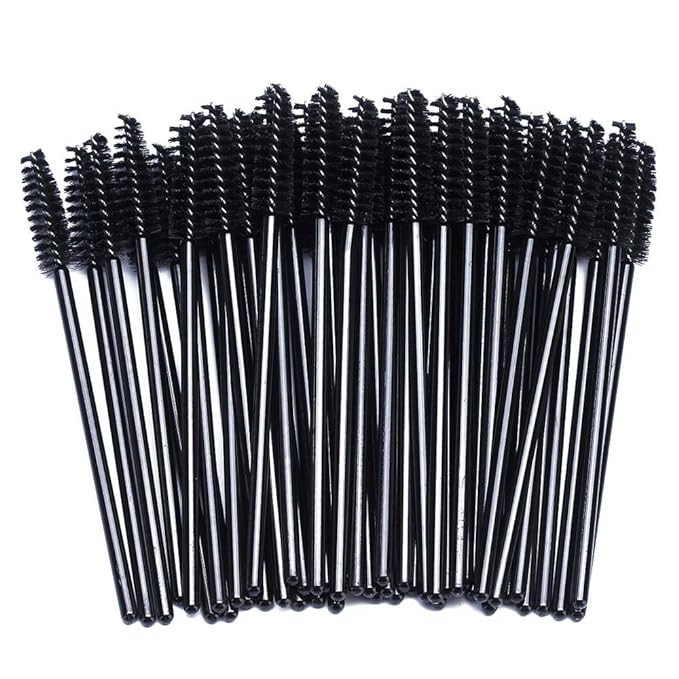 BTYMS 100 Pcs Disposable Eyelash Spoolies Brush Mascara Applicator Lash Wand Lashes Brush Eyebrow... | Amazon (US)