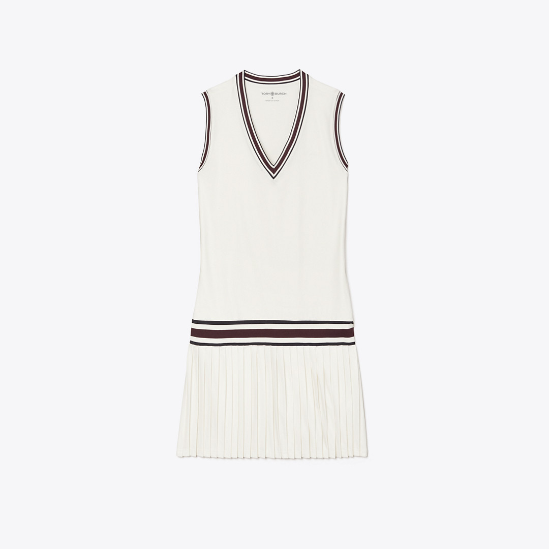 Tory Burch Performance Jersey V-Neck Tennis Dress | Tory Burch (US)