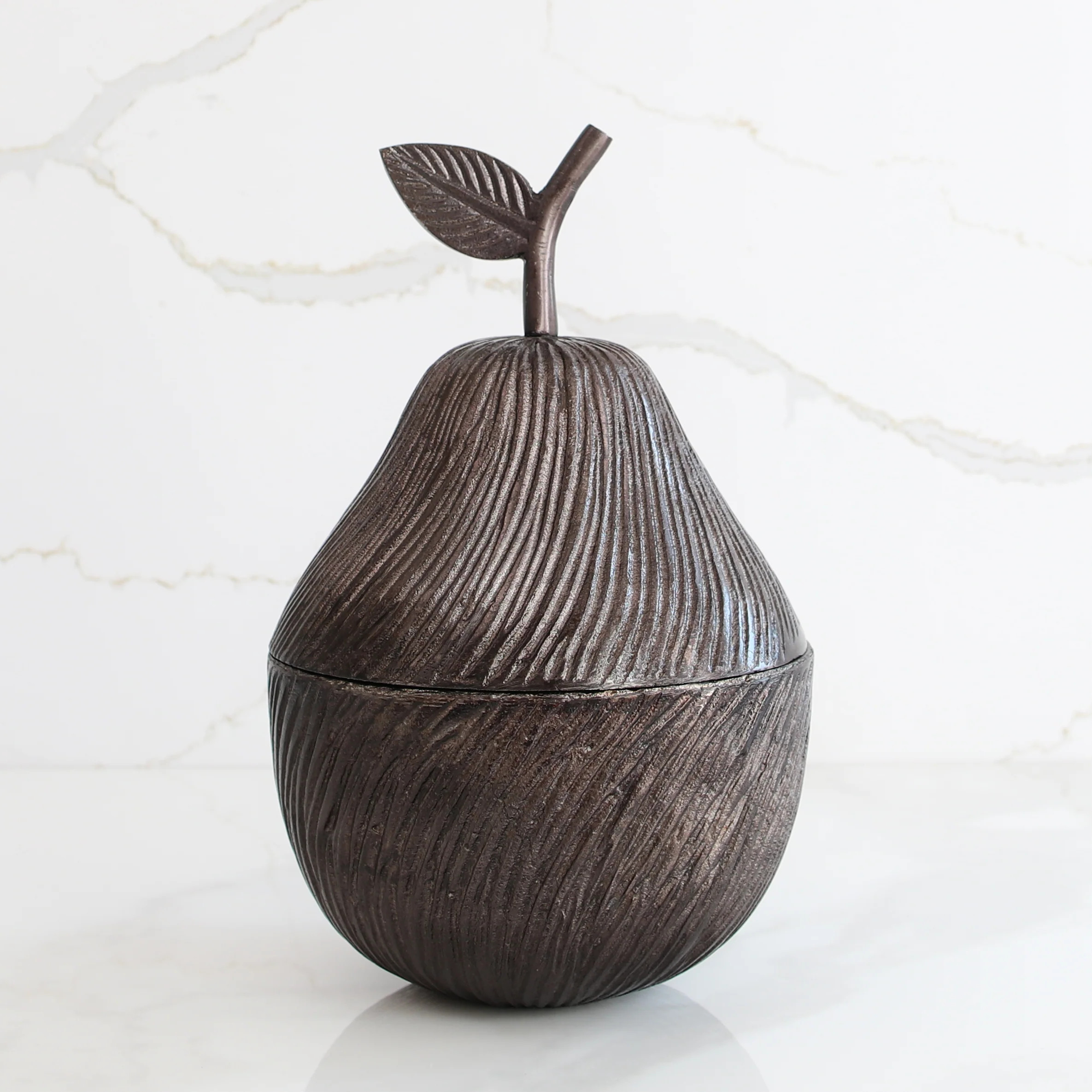 Antique Bronze Pear Jar | Interior Delights