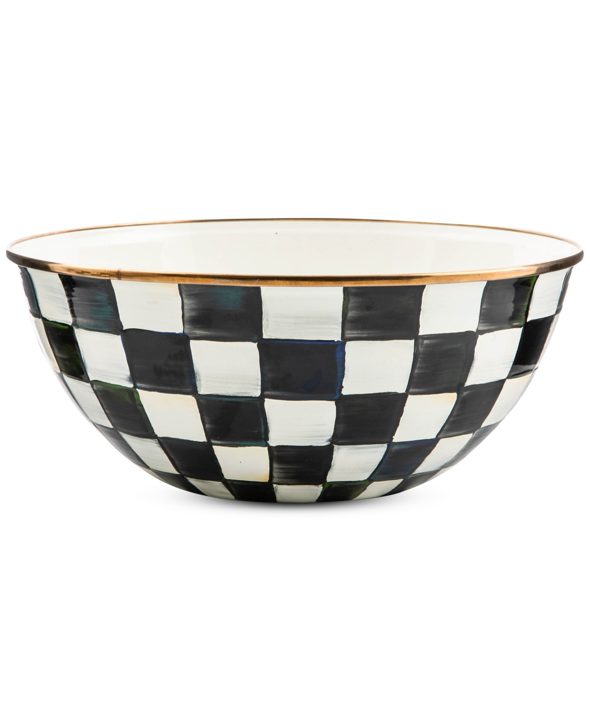 Mackenzie-Childs Courtly Check Large Everyday Bowl, 128-oz. | Macy's