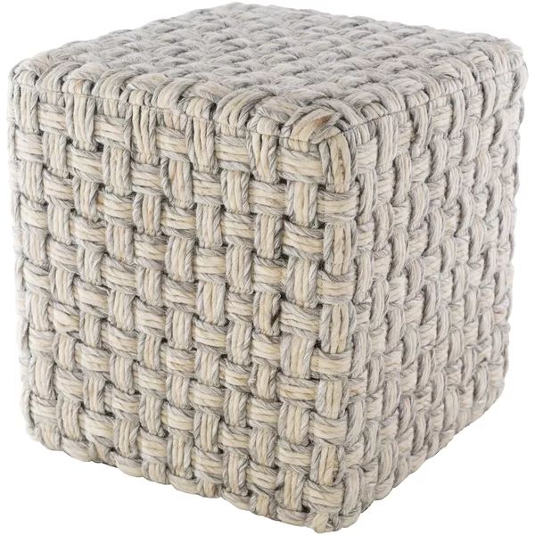 Zachariah 18'' Wide Square Pouf Ottoman | Wayfair Professional