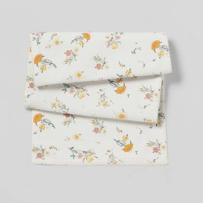 72" x 14" Cotton Ditsy Floral Kitchen Table Runner - Threshold™ | Target