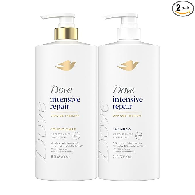 Dove Shampoo Intensive Repair 28 Fl oz Conditioner Intensive Repair 28 Fl oz | Amazon (US)