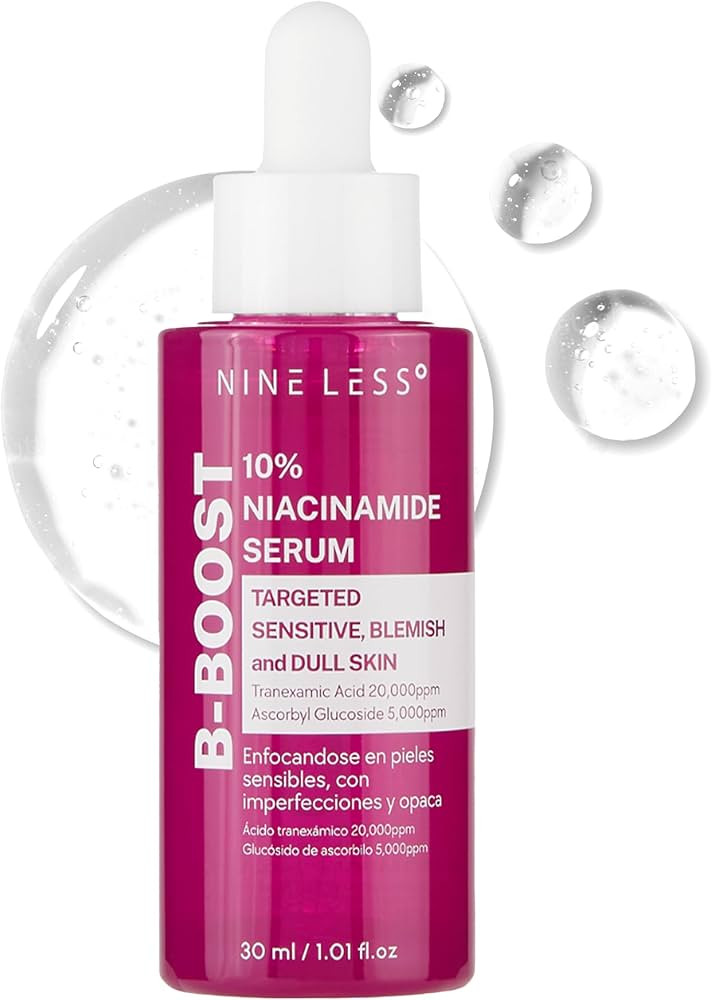 NINELESS B-Boost 10% Niacinamide Serum \u2013 Korean Face Serum for Even Skin Tone \u2013 Tranexa... | Amazon (US)