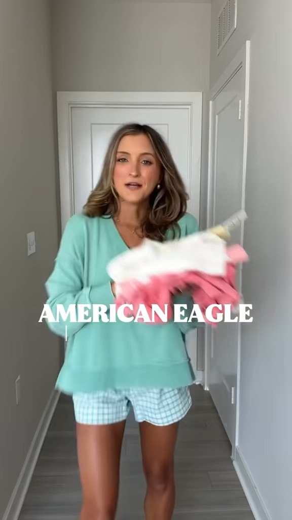 the cutest spring and summer outfit ideas from @americaneagle 💕🌸 wearing an XS in everything 

#LTKxAerie #LTKootd