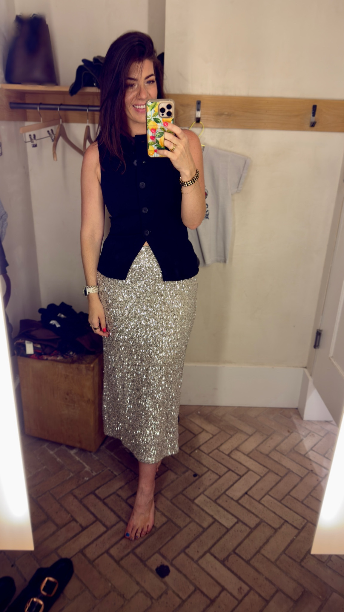 Tried on some things at Anthro
In a medium vest and medium sequin skirt 

#LTKSeasonal #LTKOver40 #LTKMidsize
