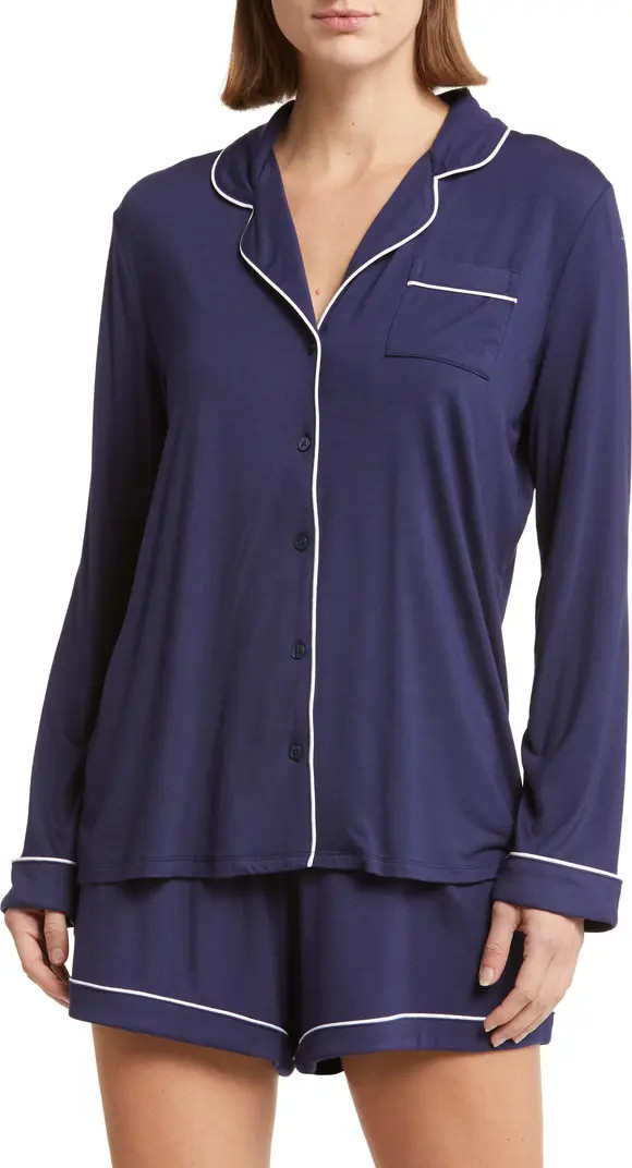 Moonlight Eco Long Sleeve Short Pajamas | Nordstrom