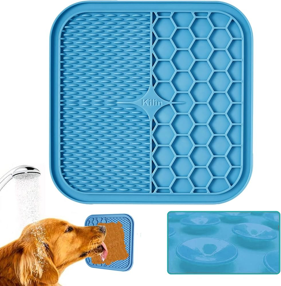 KILIN 8.2 in Large Dog Lick Mat,Dog Lick Pad with Suction Cups,Boredom & Anxiety Reducer,Alternat... | Amazon (CA)