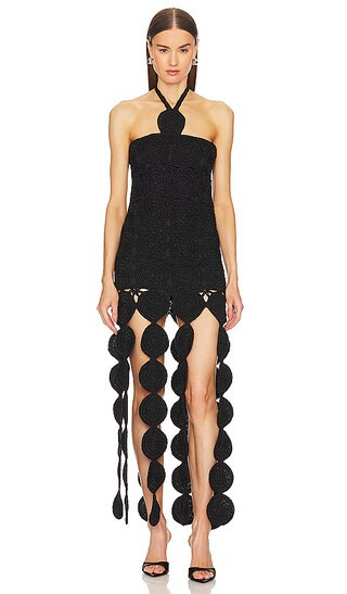 SIMONMILLER Beep Beep Dress in Black. - size L | Revolve Clothing (Global)