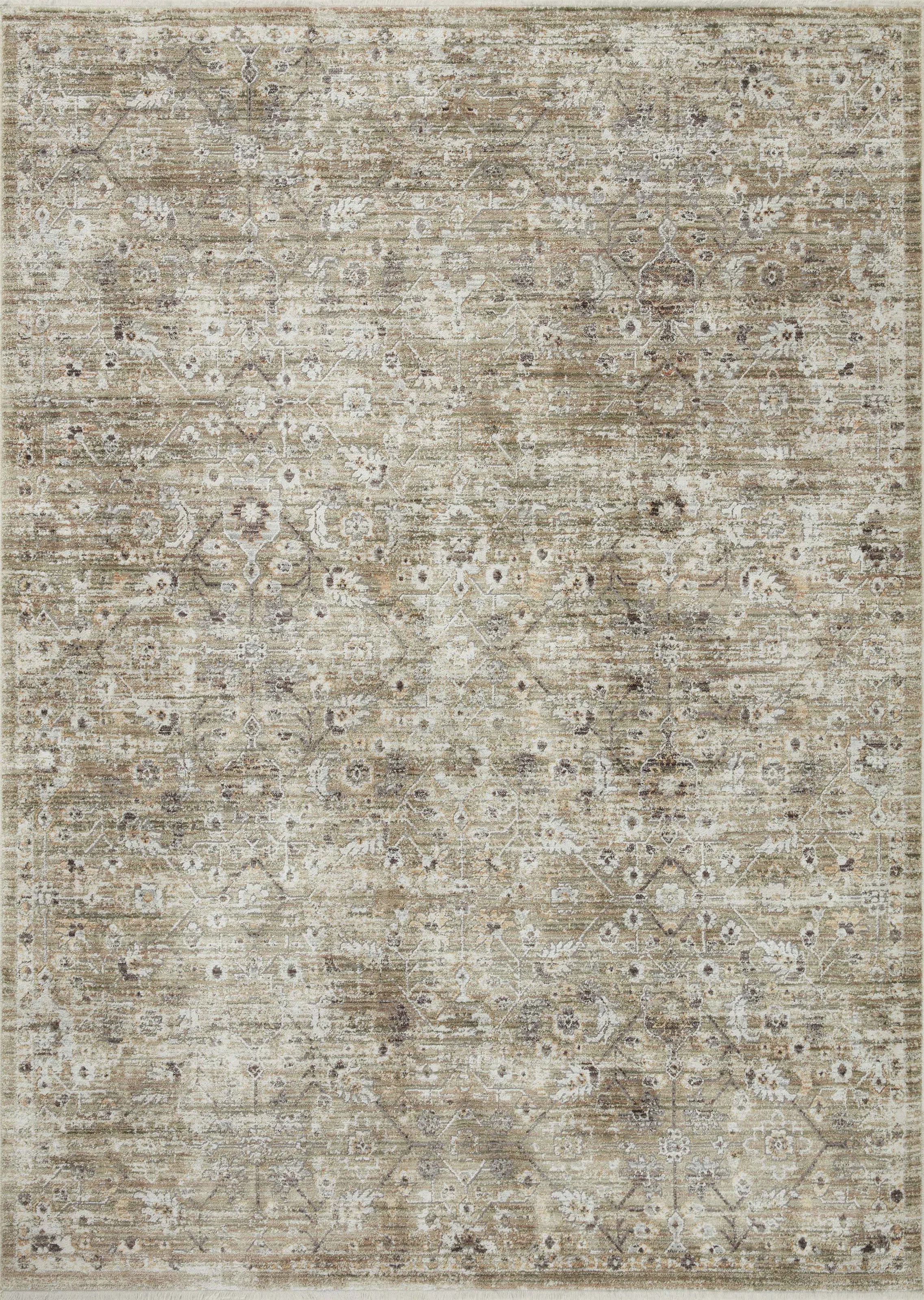 Oriental Area Rug in Moss / Bark | Wayfair North America