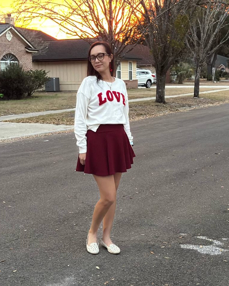 Celebrating love 💝💕 in this very cute and comfy sweater / skort piece 

#LTKSeasonal #LTKPetite #LTKootd
