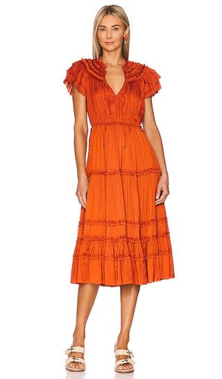 Ulla Johnson Isadora Dress in Orange. - size 2 (also in 0, 4, 6) | Revolve Clothing (Global)