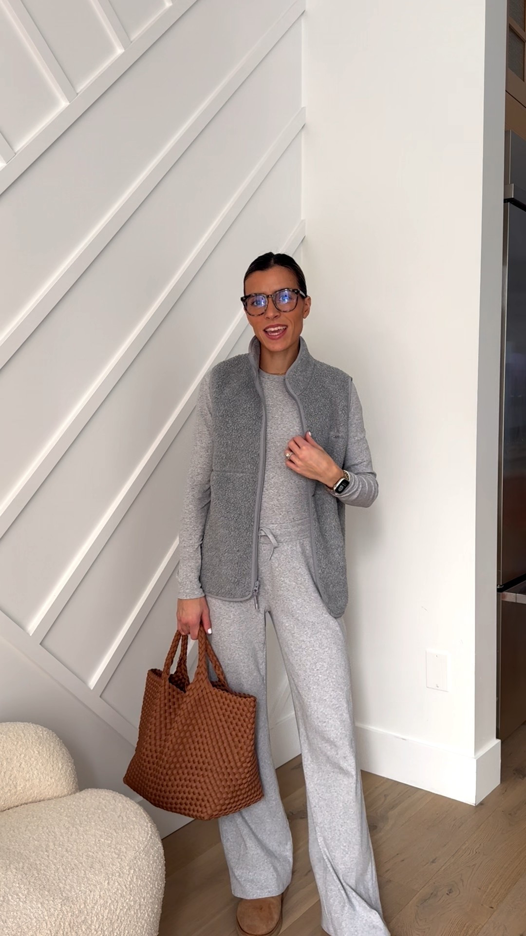 Size small in ribbed outfits 
Size small vest 

#LTKSaleAlert #LTKFindsUnder100