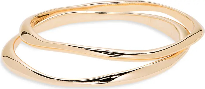 Set of 2 Polished Bangles | Nordstrom